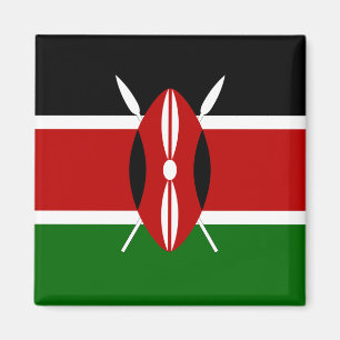 Kenia-Flagge Magnet