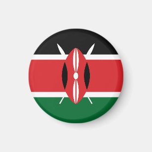 Kenia-Flagge Magnet