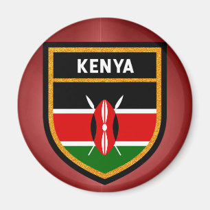Kenia-Flagge Magnet
