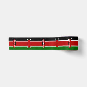Kenia-Flagge Satinband