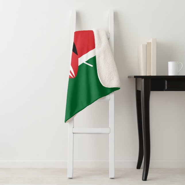 Kenia-Flagge Sherpadecke (Beispiel)