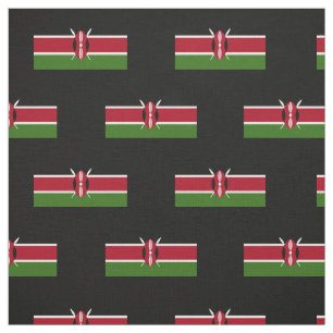 Kenia-Flagge Stoff
