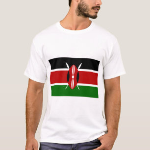 Kenia-Flagge T-Shirt