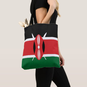 Kenia-Flagge Tasche