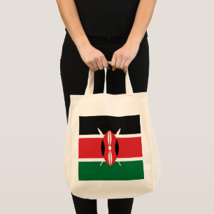 Kenia-Flagge Tragetasche