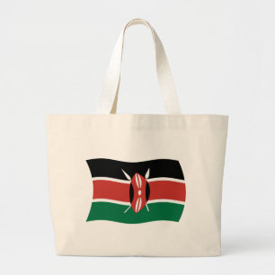 Kenia-Flagge-Tragetasche Jumbo Stoffbeutel