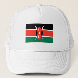 Kenia-Flagge Truckerkappe