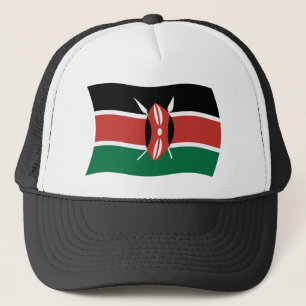 Kenia-Flaggen-Mütze Truckerkappe