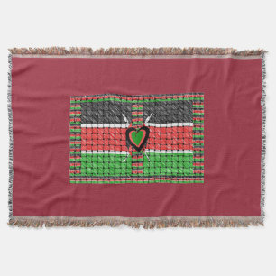 Kenia: ganz Afrika in einem Land - Waldenflagge Decke