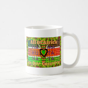 Kenia: ganz Afrika in einem Land - Waldenflagge Kaffeetasse