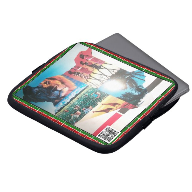 Kenia-Heritage-Harambee Laptopschutzhülle (Vorne Oben)