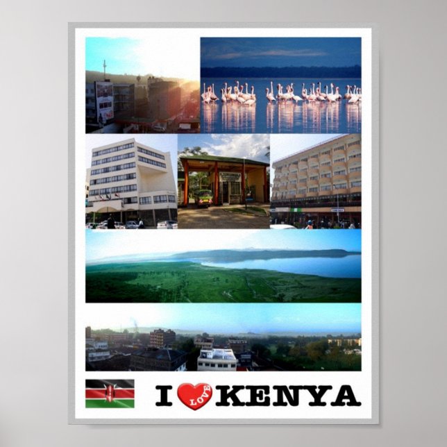 Kenia - I Liebe - Poster (Vorne)