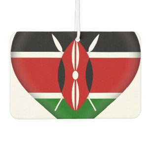 Kenia (Kenia) Flagge Autolufterfrischer