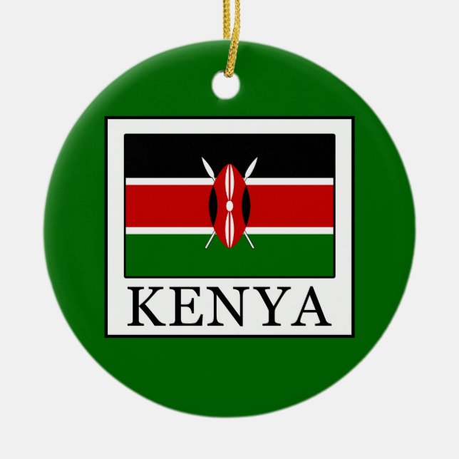 Kenia Keramik Ornament (Vorne)