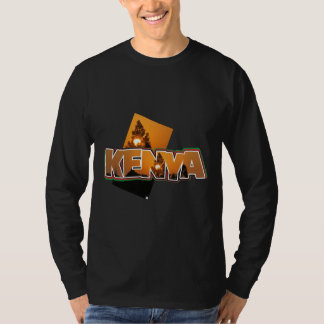 Kenia Landscape Long Sleeve T - Shirt Black