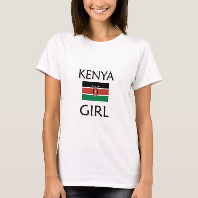 KENIA-MÄDCHEN T-Shirt (Vorderseite)