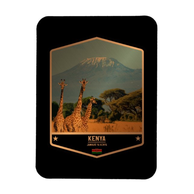 Kenia Magnet (Vertikal)
