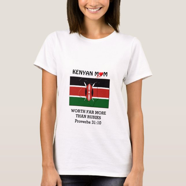 KENIA-MAMA, die mehr als Rubies wert ist 31 T-Shirt (Vorderseite)
