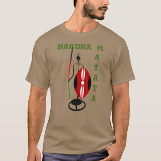 Kenia Mara Safari Basic Darkes T-Shirt Template