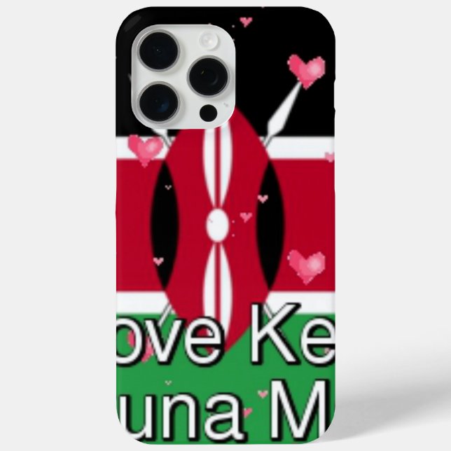 🇰 🇪 Kenia mit unseren iPhone Cases & Cover feier (Rückseite)