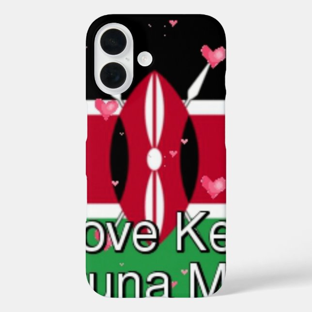 🇰 🇪 Kenia mit unseren iPhone Cases & Cover feier (Rückseite)