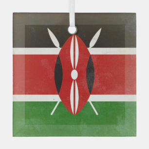 Kenia Ornament Aus Glas