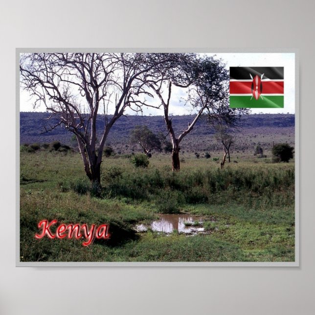 Kenia - Panorama - Poster (Vorne)