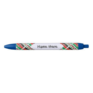 Kenia Personalisierter Name mit kenianischer Flagg Kugelschreiber