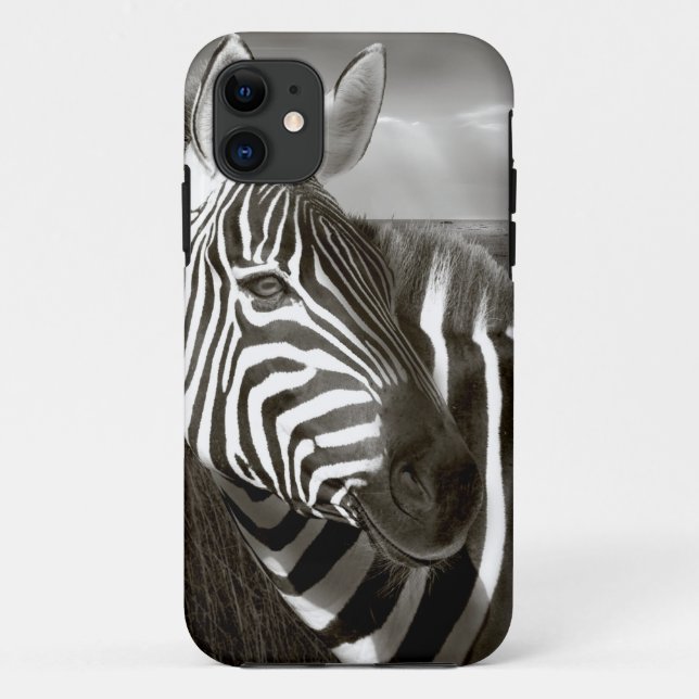 Kenia. Schwarz & Weiß von Zebra und schlicht. Case-Mate iPhone Hülle (Rückseite)