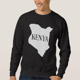 Kenia-Silhouette mit Kenia 1 Sweatshirt