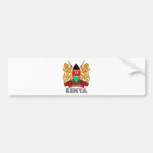 Kenia-Wappen Autoaufkleber