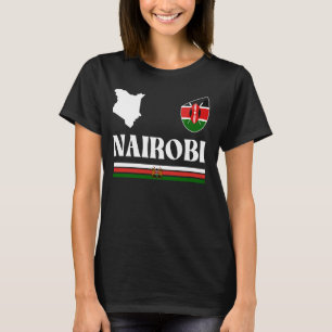 Keniafahne Nairobi, Kenia, Nairobi, Nairobi, Nairo T-Shirt
