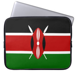 Kenianische Flagge (Kenia) Laptopschutzhülle
