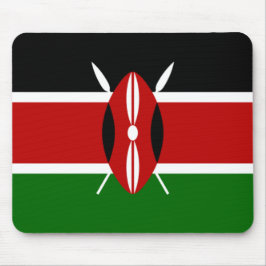 Kenianische Flagge (Kenia) Mousepad