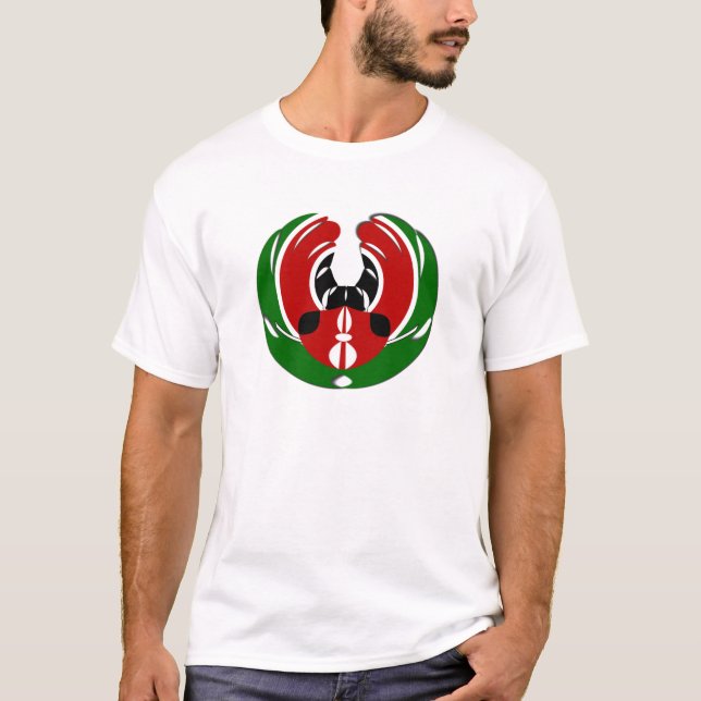 kenianische Flagge T-Shirt (Vorderseite)