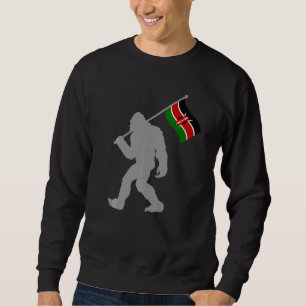 Kenianische Flagge unter kenianischer Flagge Sweatshirt