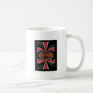 Kenianisches Reise-Geschenk – Hugs & Kisses Design Kaffeetasse