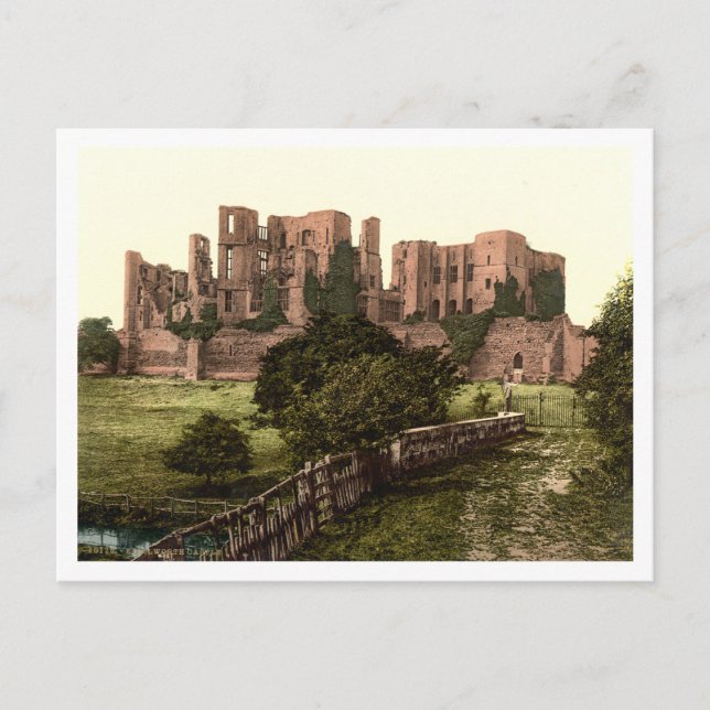 Kenilworth Castle, Warwickshire, England Postkarte (Vorderseite)