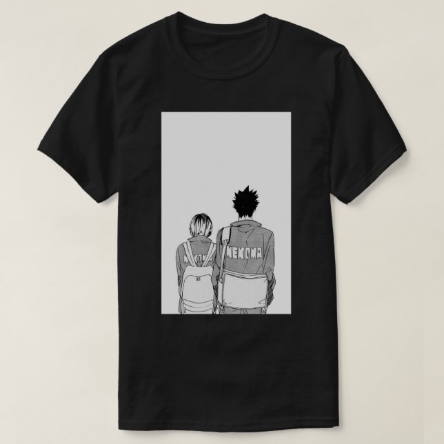Kenma und Kuroo T-Shirt (Design vorne)