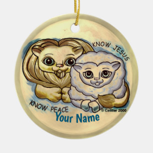 Kenne Jesus  Keramik Ornament