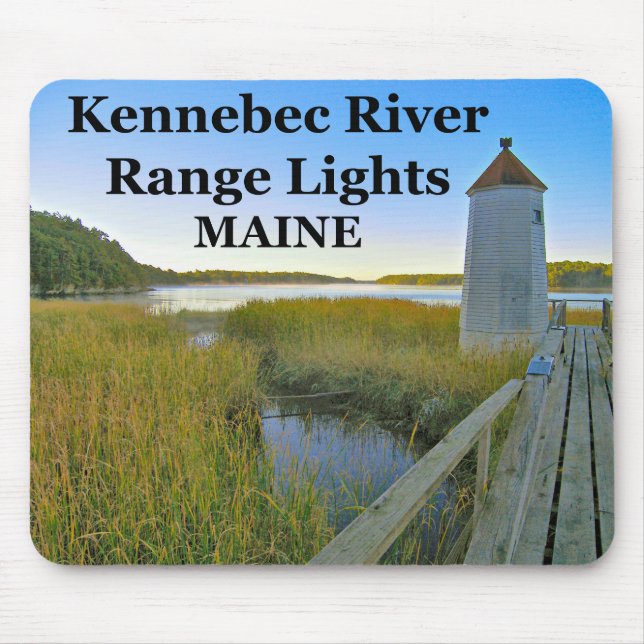 Kennebec River Range Lights, Maine Mousepad (Vorne)