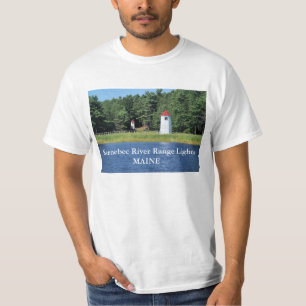 Kennebec River Range Lights, Maine T - Shirt