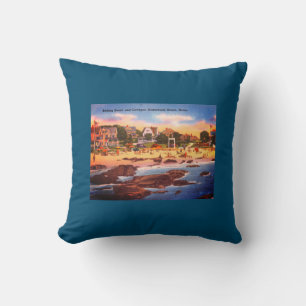 Kennebunk Beach, Maine Vintage Cottages Foto Kissen