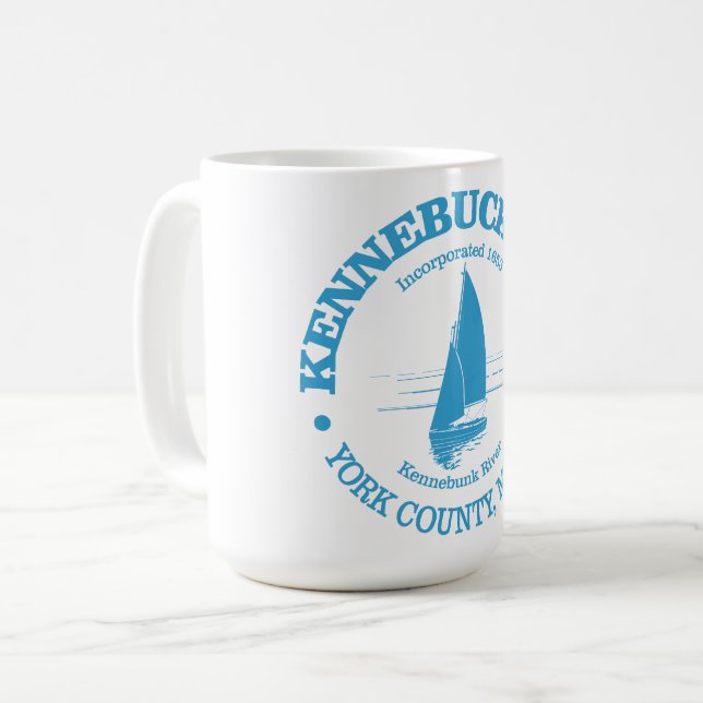 Kennebunkport (Segelboot) Kaffeetasse (Vorderseite Links)