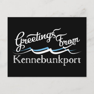 Kennebunkport Water Waves Postkarte