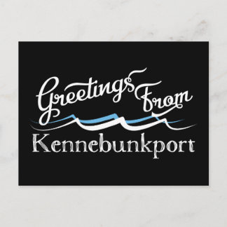 Kennebunkport Water Waves Postkarte
