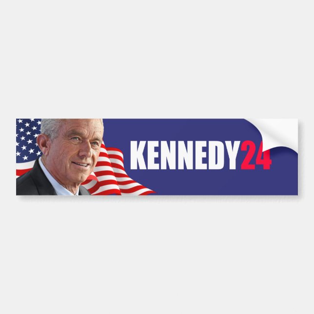 KENNEDY24 - Robert F Kennedy Jr für Präsident 2024 Autoaufkleber (Vorne)