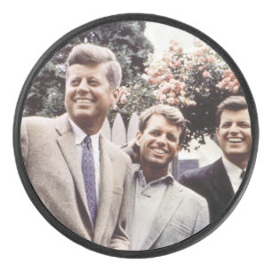 Kennedy Brothers, Präsident John, Robert & Ted Eishockey Puck