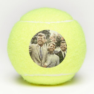 Kennedy Brothers, Präsident John, Robert & Ted Tennisbälle