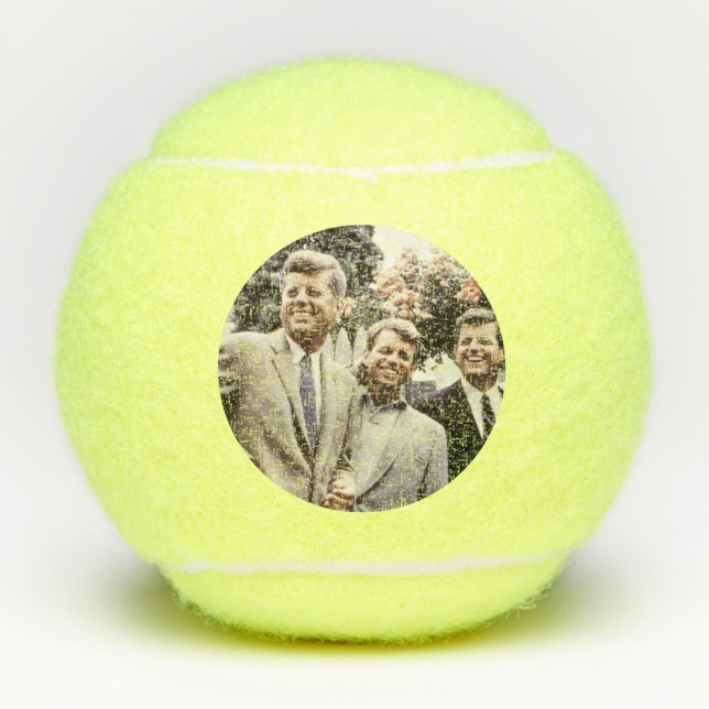 Kennedy Brothers, Präsident John, Robert & Ted Tennisbälle (Vorderseite)